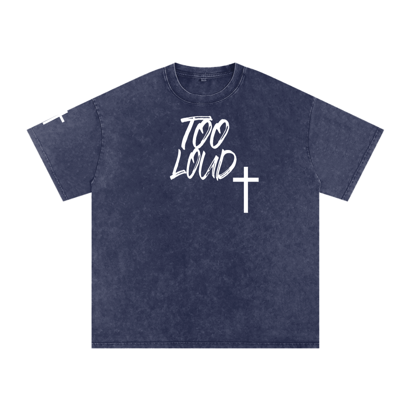 Rock and Fortress Oversized T-Shirt | Christian Streetwear UK | Too Loud