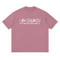 I AM CHURCH Drop Shoulder T-Shirt | Christian Streetwear UK | Too Loud