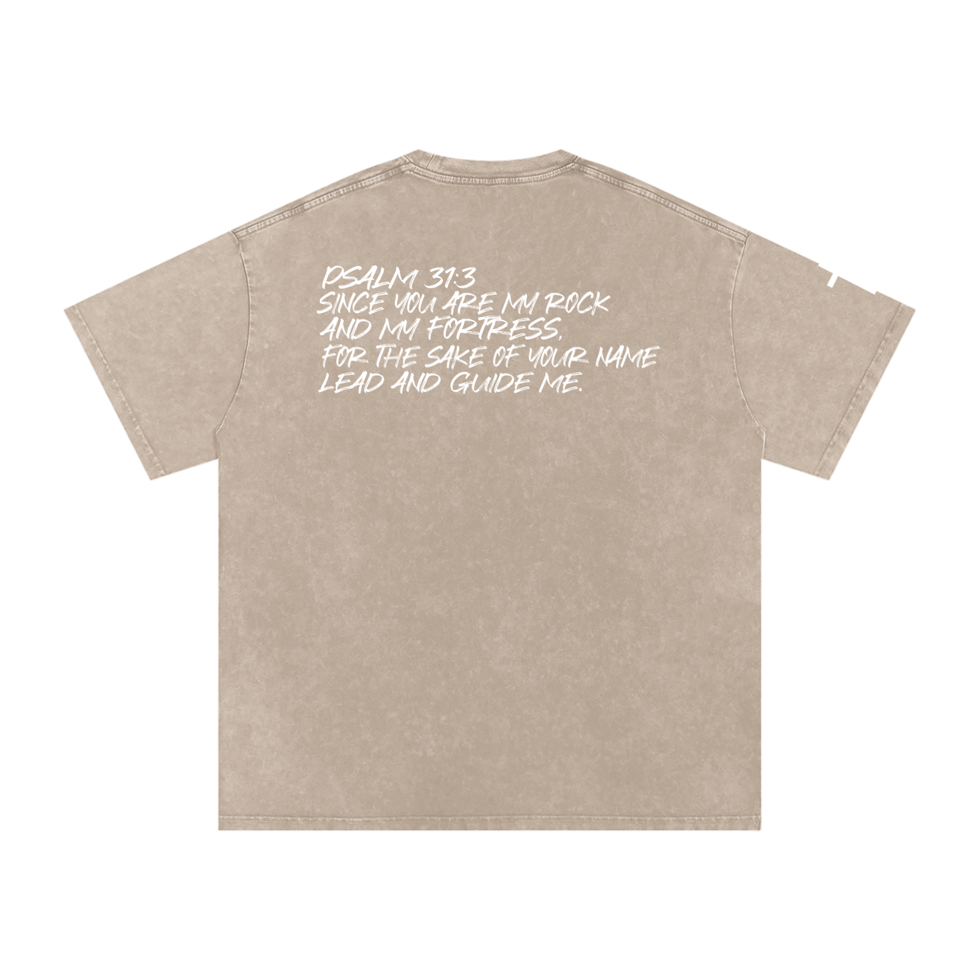 Rock and Fortress Oversized T-Shirt | Christian Streetwear UK | Too Loud