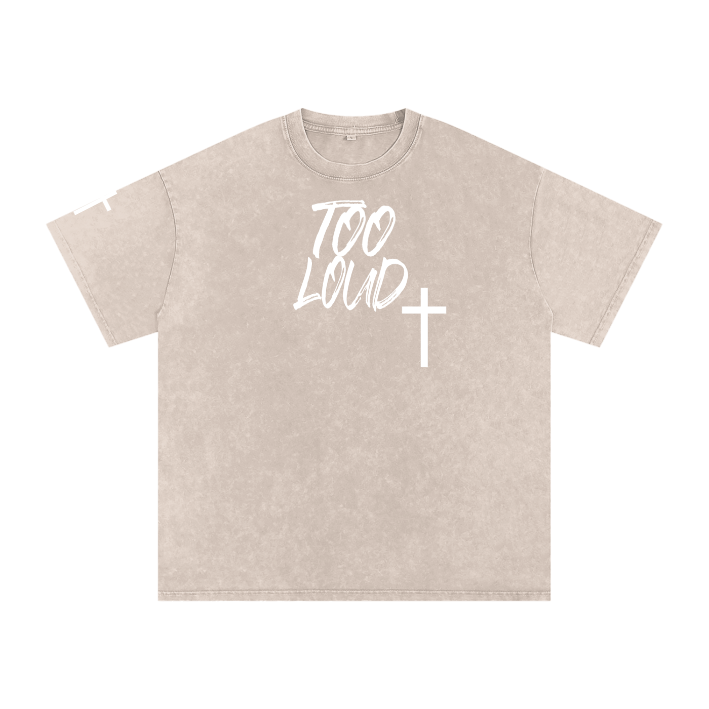 Rock and Fortress Oversized T-Shirt | Christian Streetwear UK | Too Loud