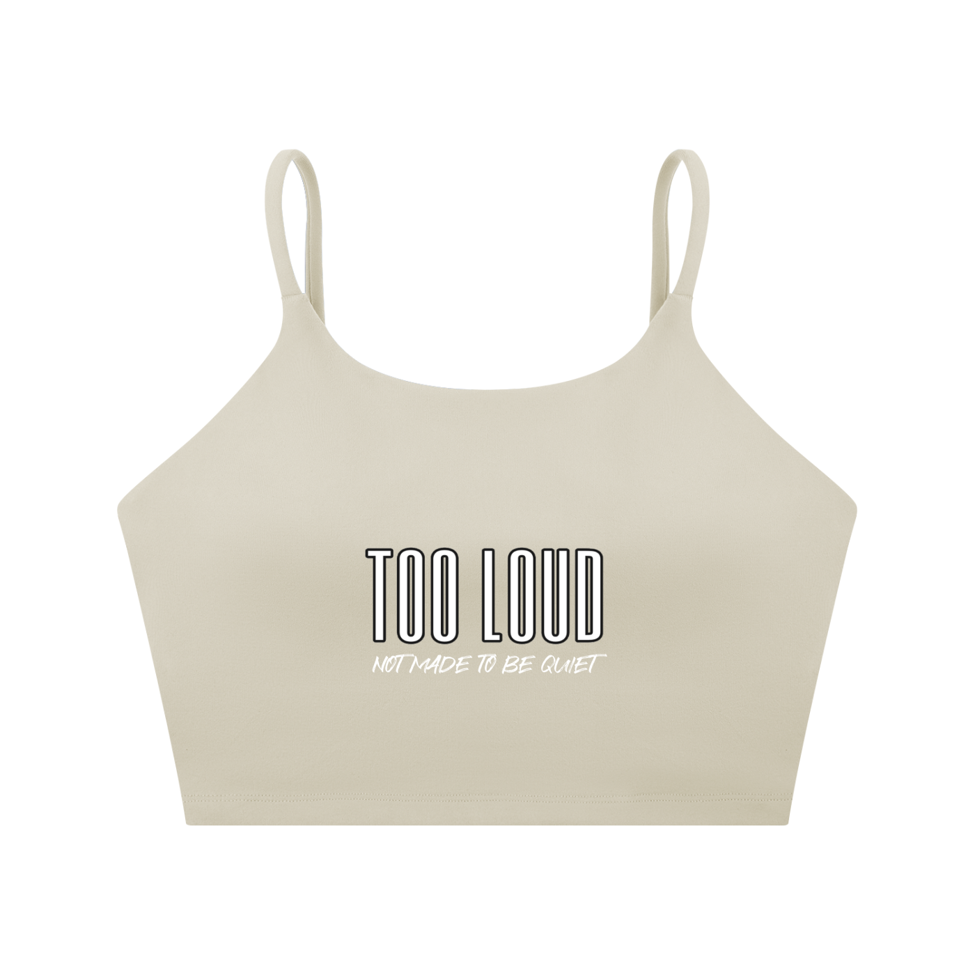 Too Loud Spaghetti Strap Sports Bra | Women's Streetwear UK | Too Loud