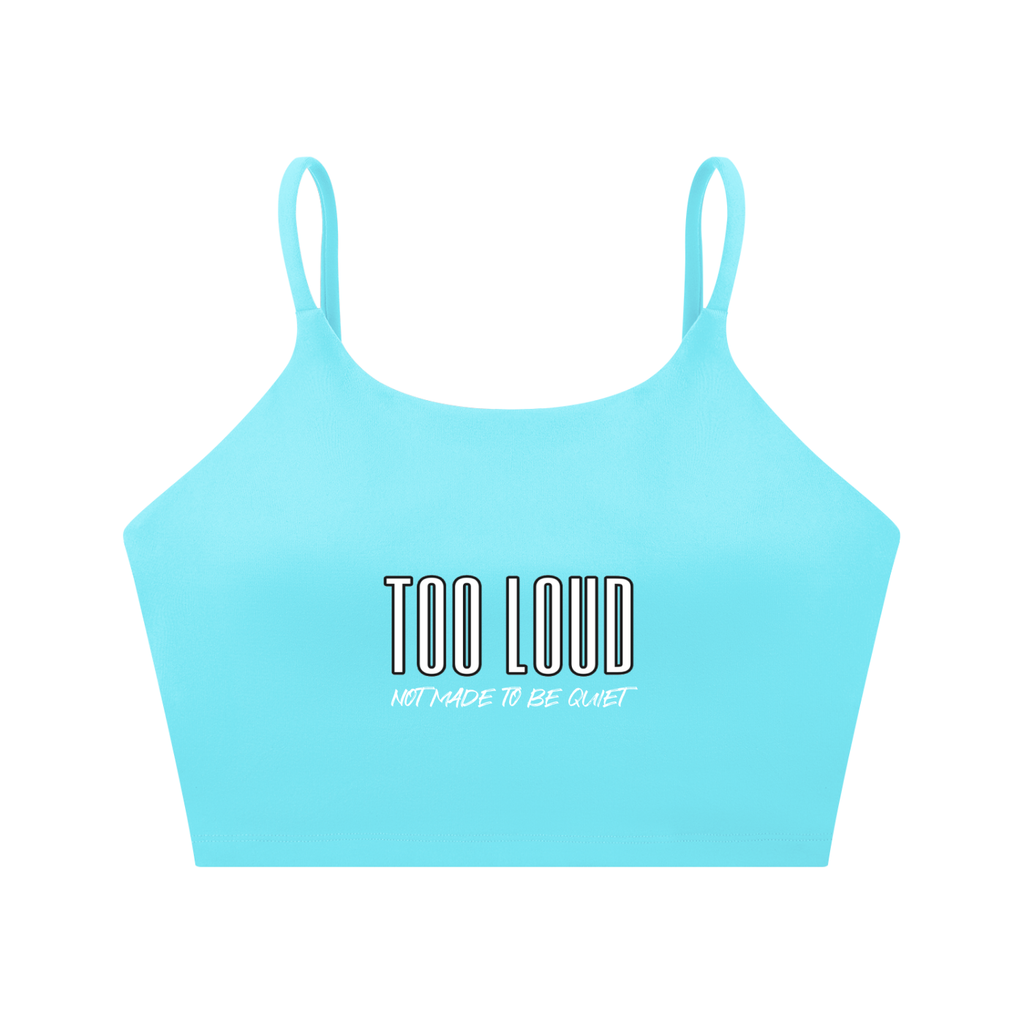 Too Loud Spaghetti Strap Sports Bra | Women's Streetwear UK | Too Loud