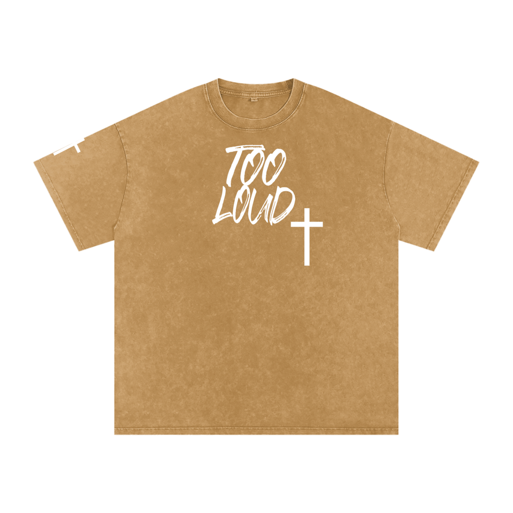 Rock and Fortress Oversized T-Shirt | Christian Streetwear UK | Too Loud