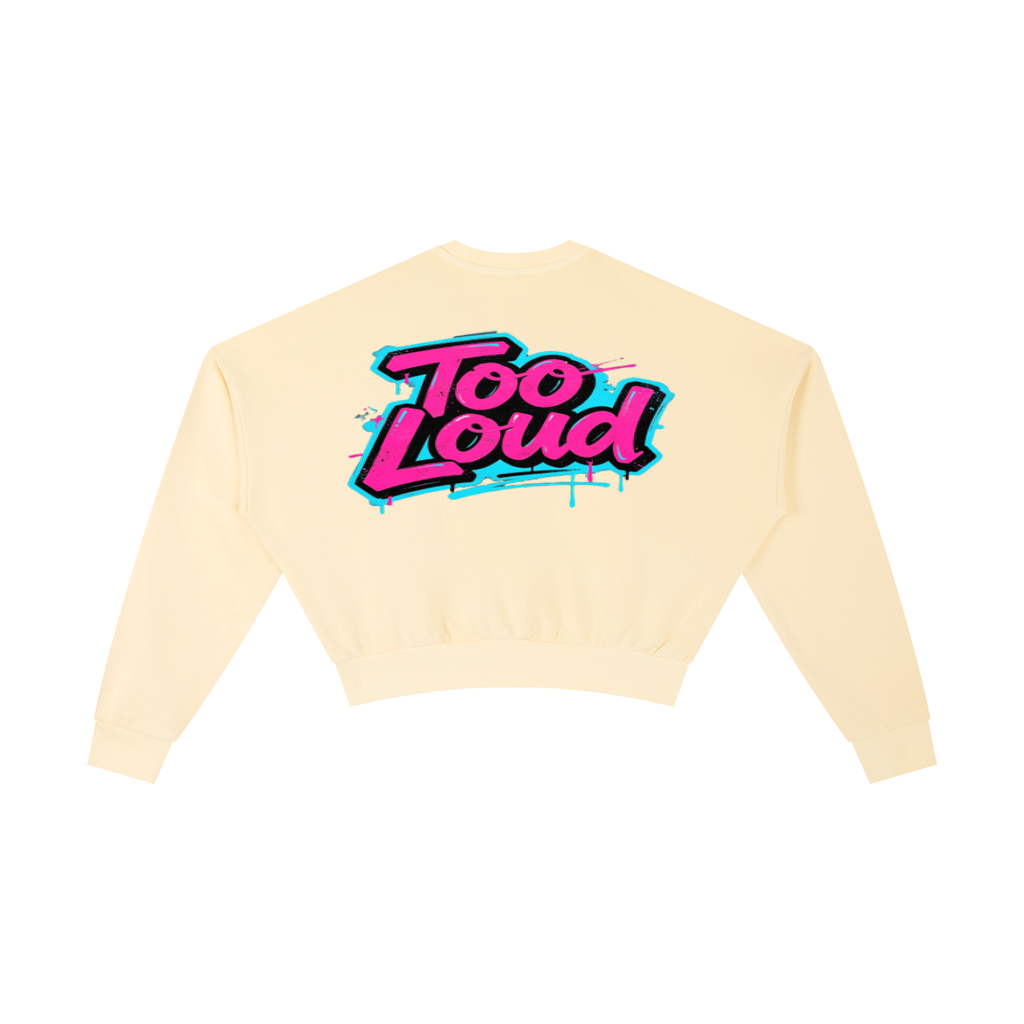 LOUD Rebellion Cropped Sweatshirt | Women's Christian Streetwear UK | Too Loud