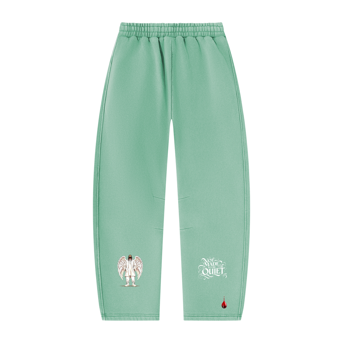 TOO LOUD "Guardian" Barrel Leg Fleece Sweatpants