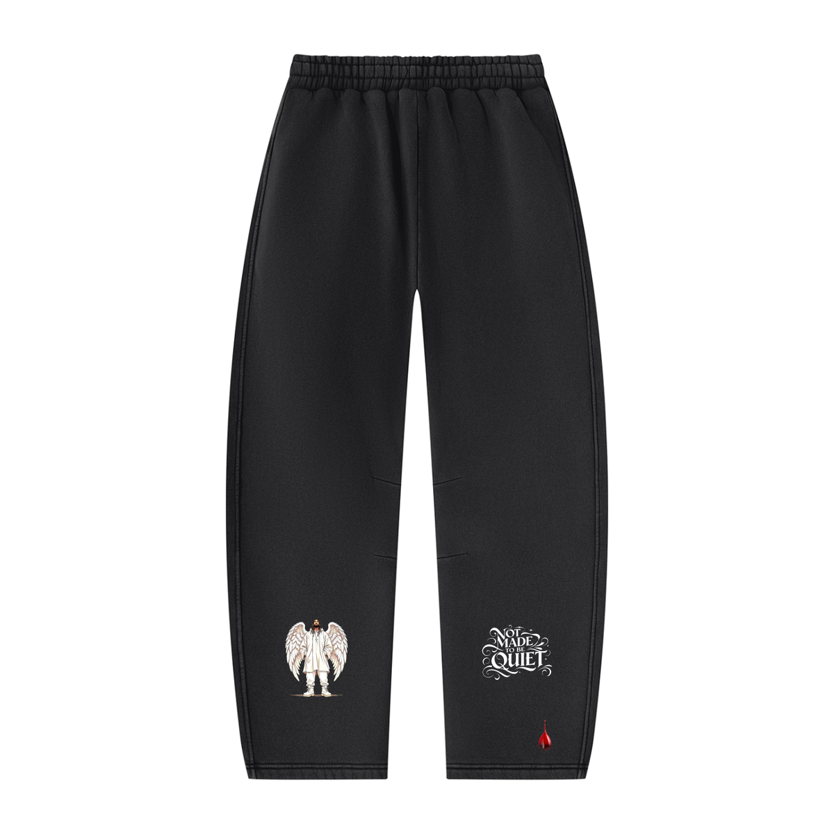 TOO LOUD "Guardian" Barrel Leg Fleece Sweatpants
