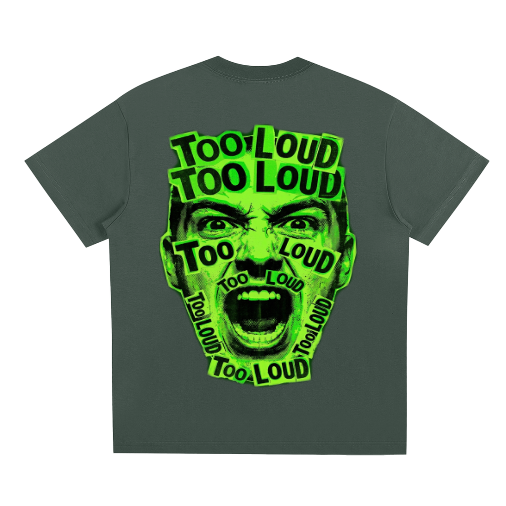 TOO LOUD OG green print T-Shirt