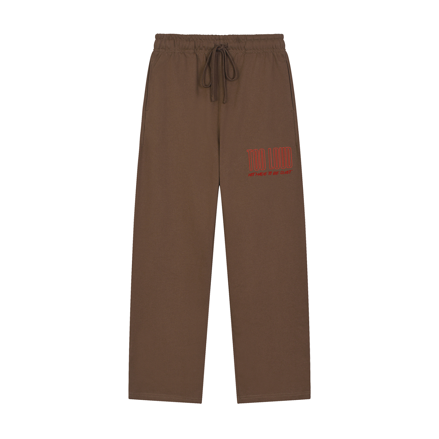 NMTBQ Red Print Sweatpants | Streetwear Joggers UK | Too Loud