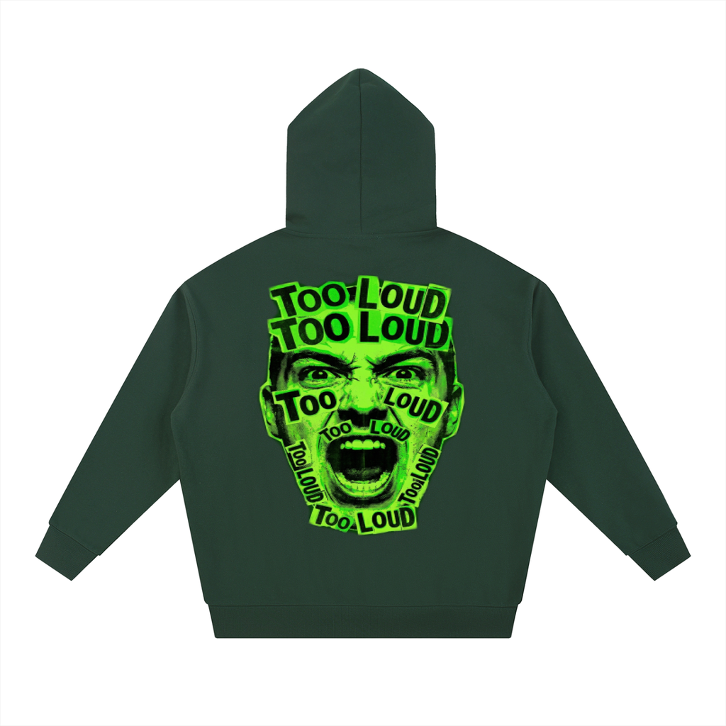 TOO LOUD OG green print Hoodie