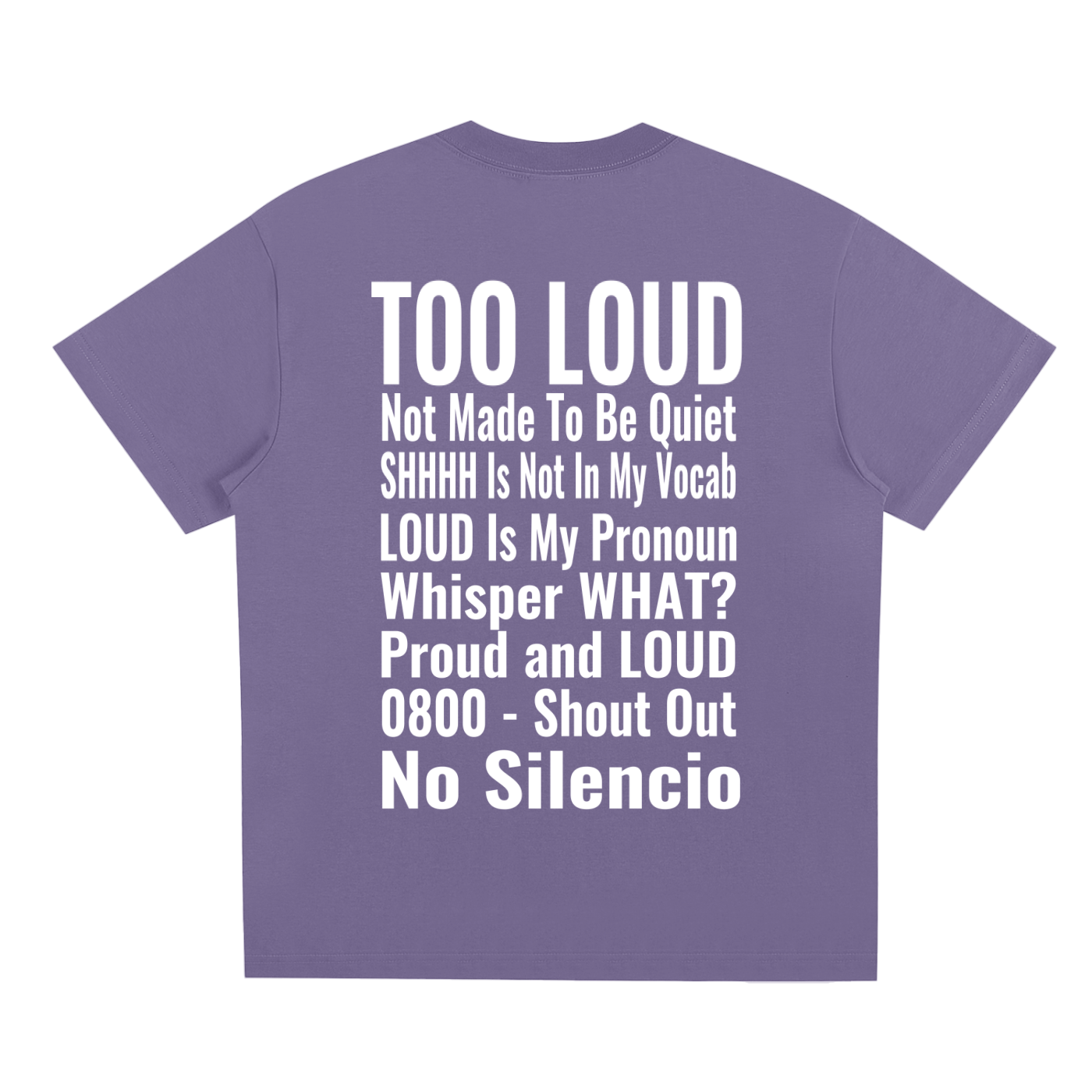 LOUDNESS T-Shirt | Signature Streetwear Tee UK | Too Loud Clothing