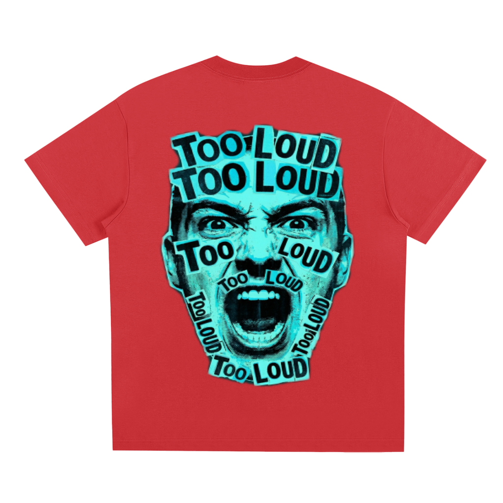 TOO LOUD OG blue print T-Shirt