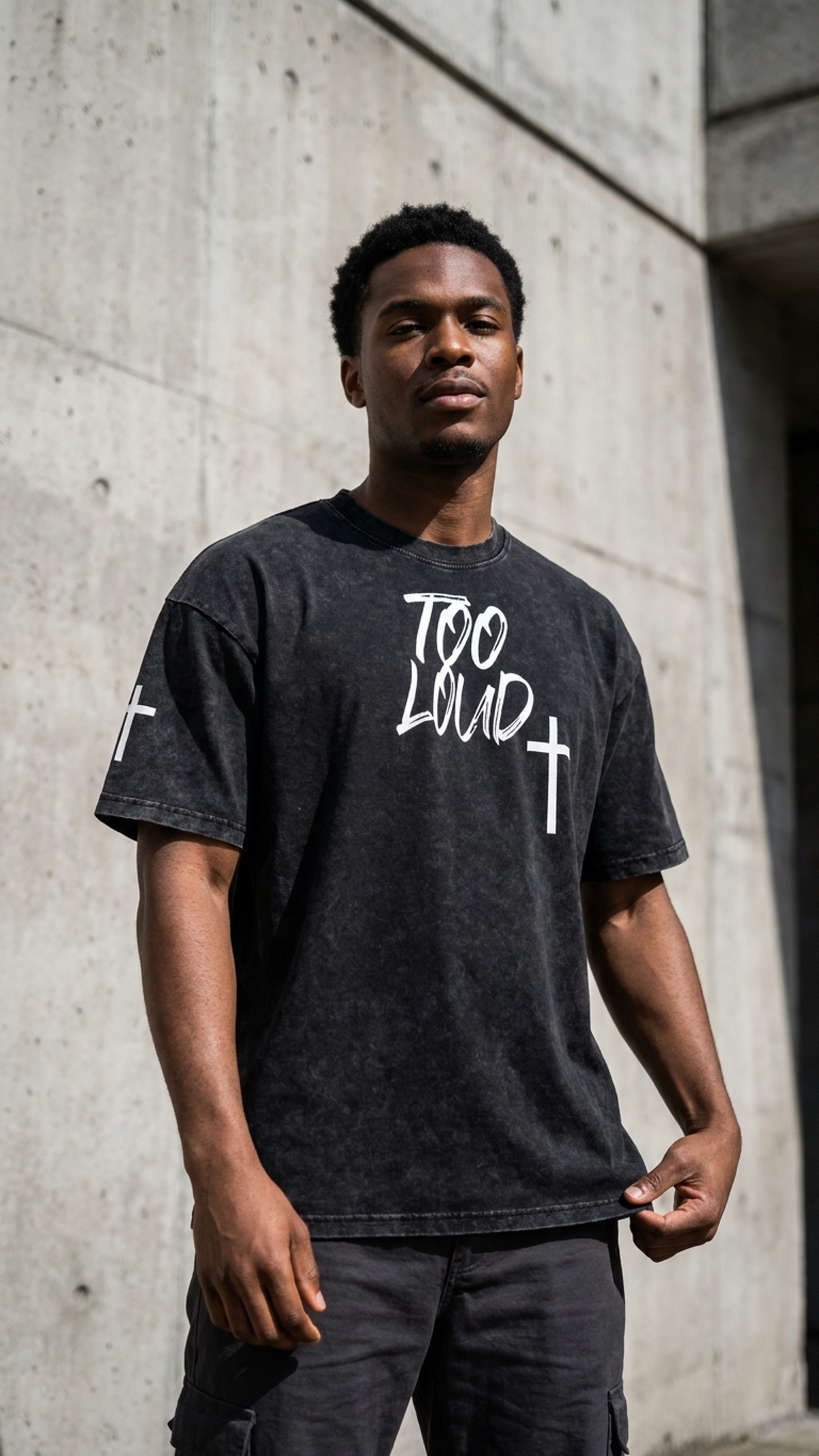 TOO LOUD "Rock and Fortress" Oversized T-Shirt