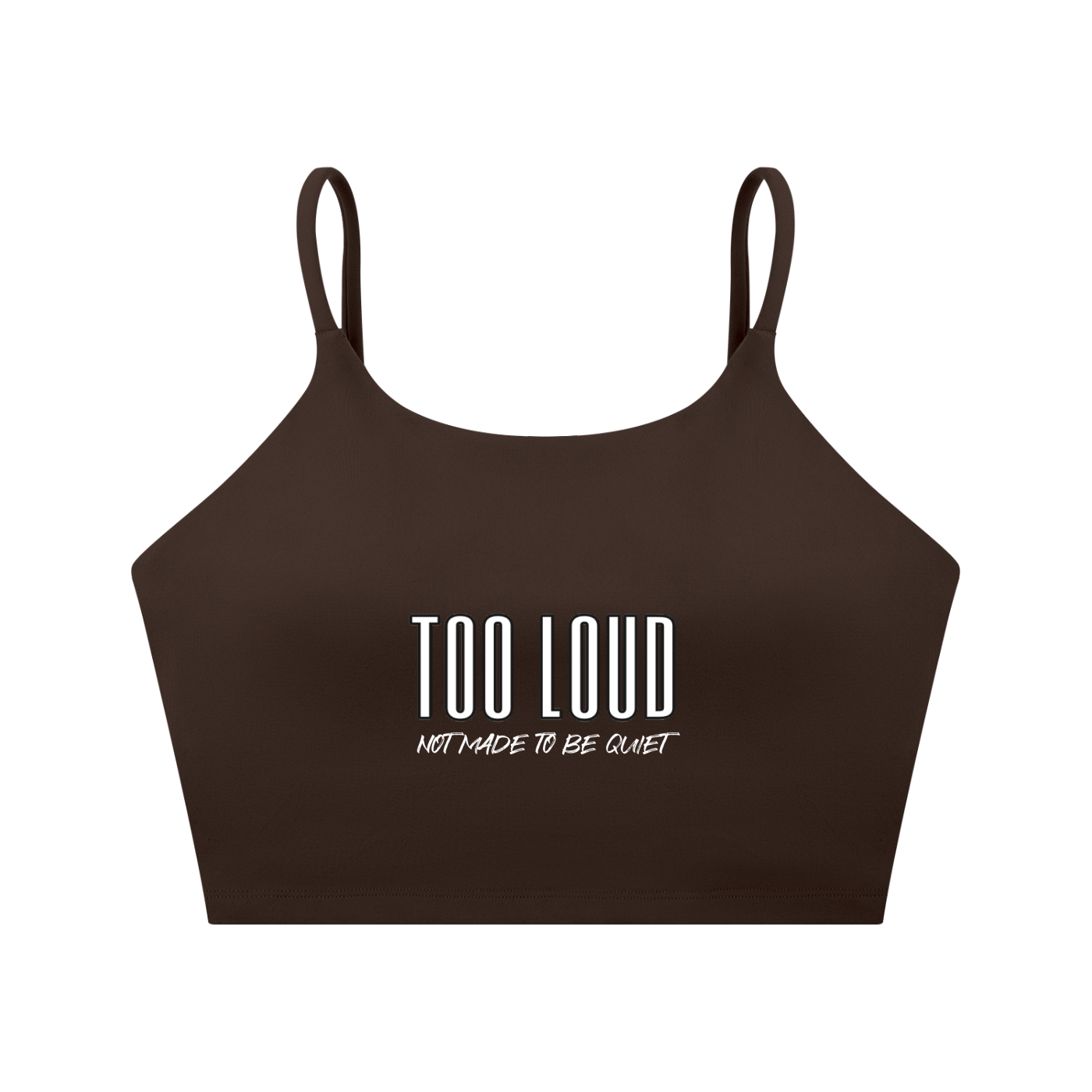 Too Loud Spaghetti Strap Sports Bra | Women's Streetwear UK | Too Loud