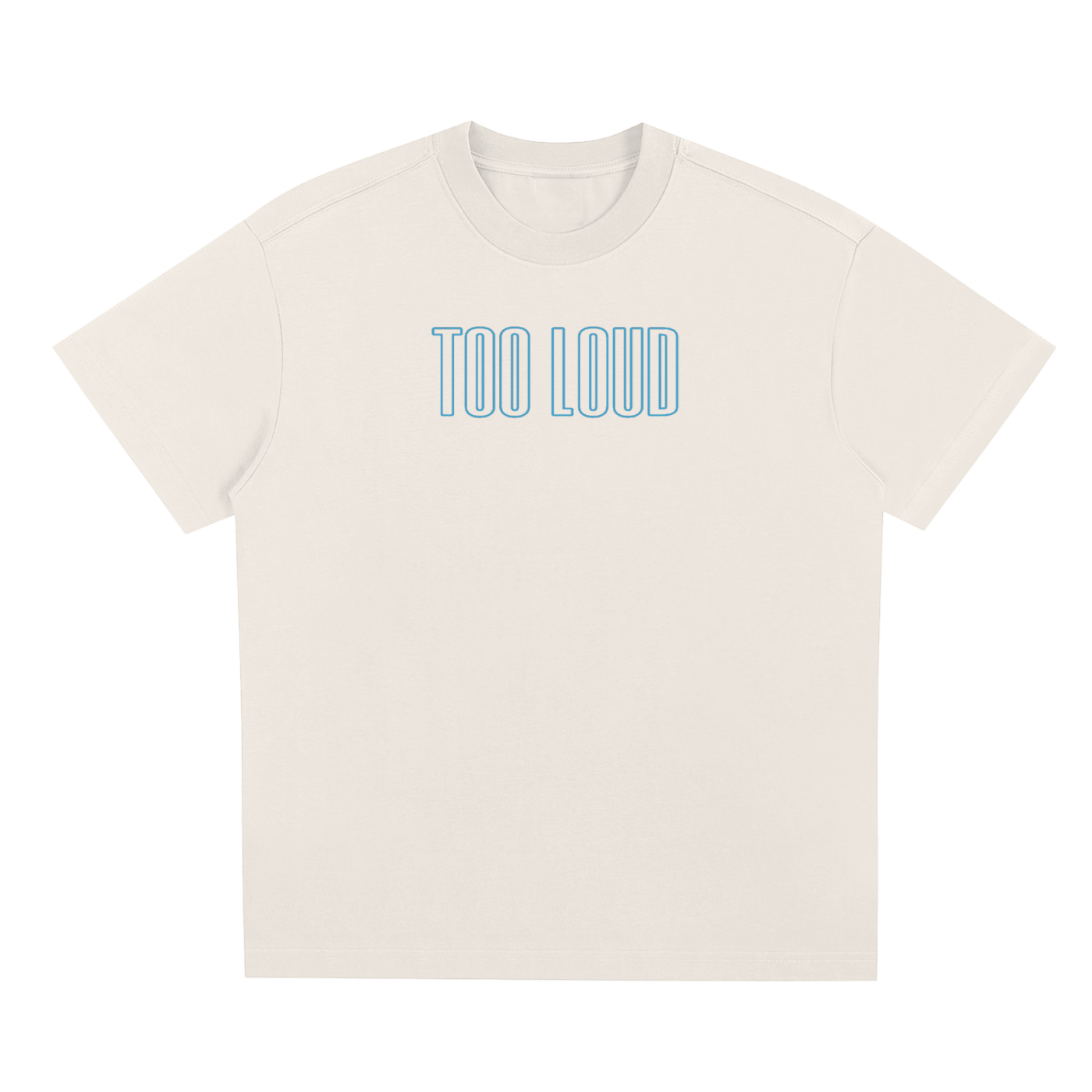 TOO LOUD OG blue print T-Shirt