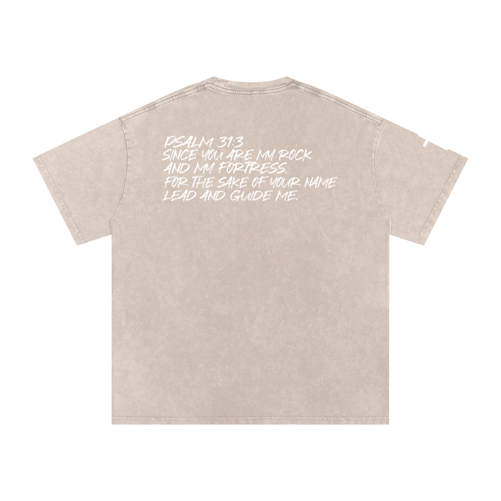 Rock and Fortress Oversized T-Shirt | Christian Streetwear UK | Too Loud