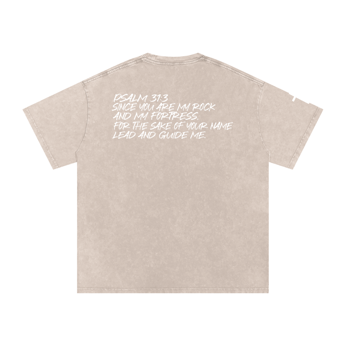 Rock and Fortress Oversized T-Shirt | Christian Streetwear UK | Too Loud