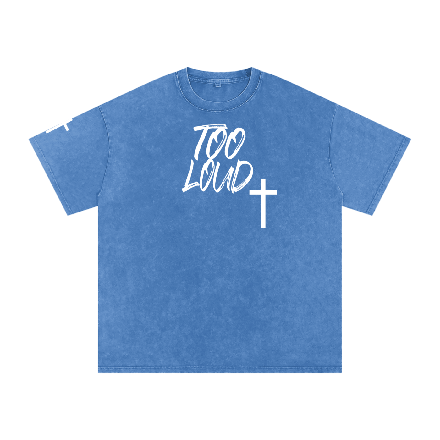 Rock and Fortress Oversized T-Shirt | Christian Streetwear UK | Too Loud