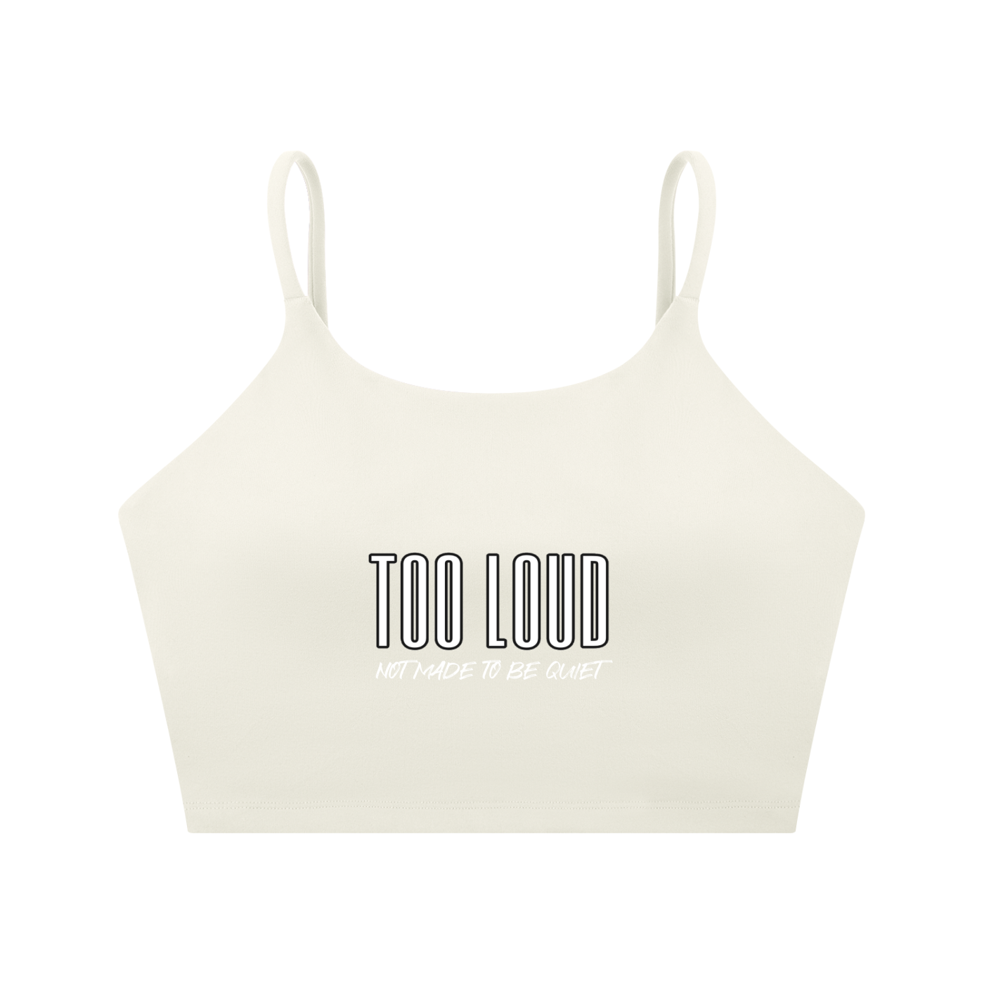 Too Loud Spaghetti Strap Sports Bra | Women's Streetwear UK | Too Loud