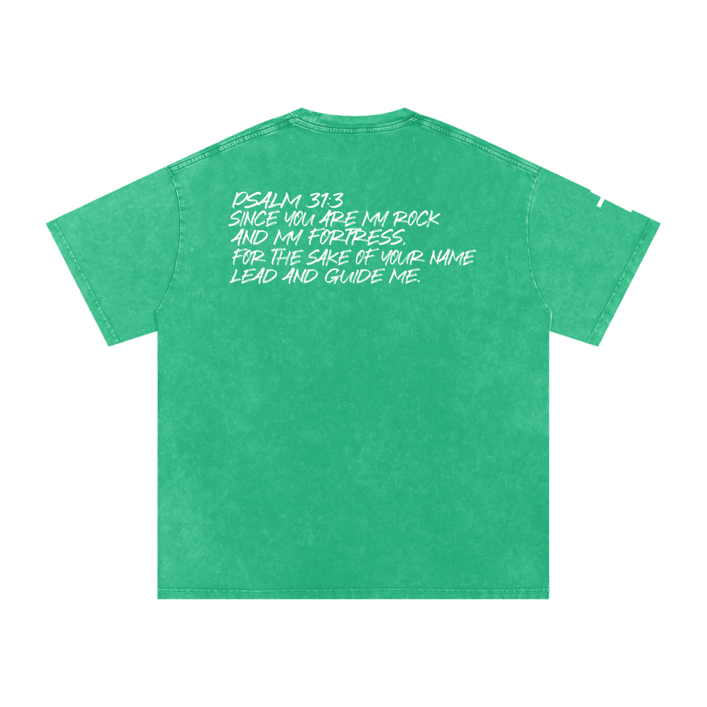Rock and Fortress Oversized T-Shirt | Christian Streetwear UK | Too Loud