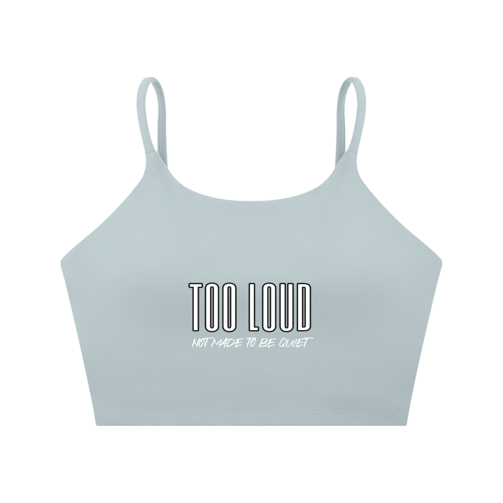 TOO LOUD Spaghetti Strap Sports Bra