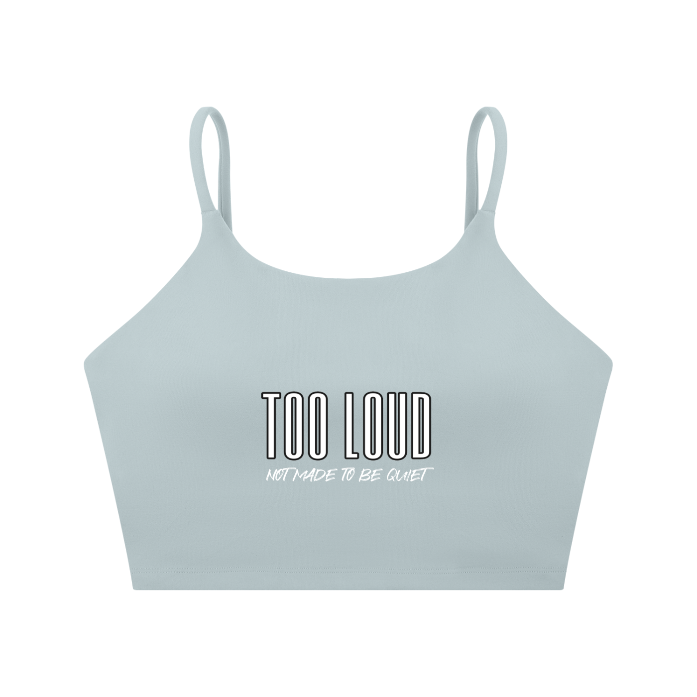Too Loud Spaghetti Strap Sports Bra | Women's Streetwear UK | Too Loud