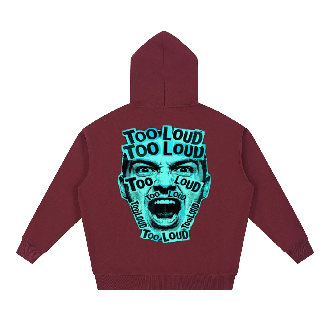TOO LOUD OG blue print Hoodie