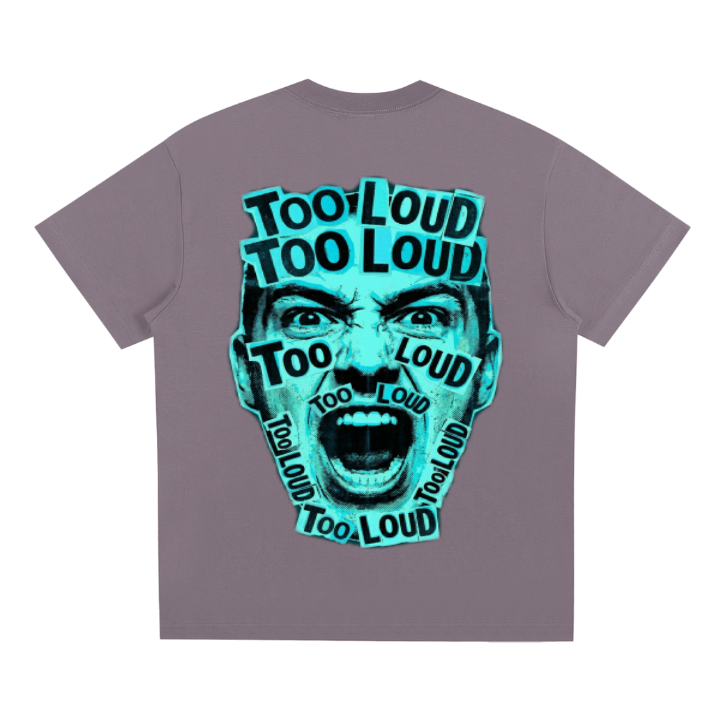 TOO LOUD OG blue print T-Shirt