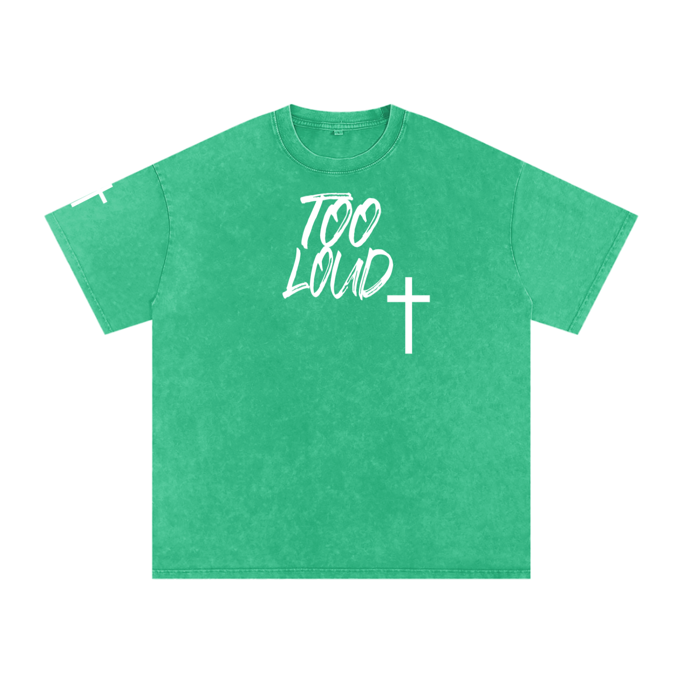 Rock and Fortress Oversized T-Shirt | Christian Streetwear UK | Too Loud