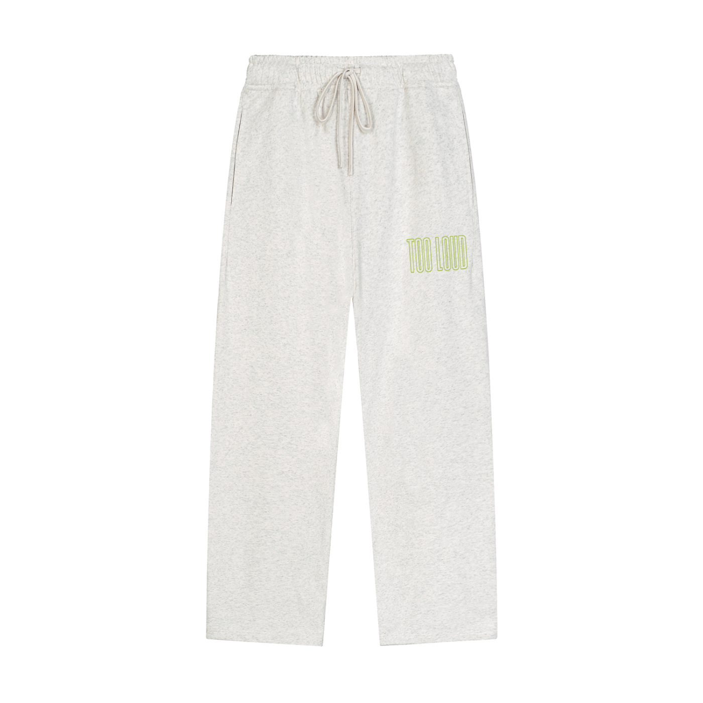 TOO LOUD OG green print Straight-Leg Sweatpants