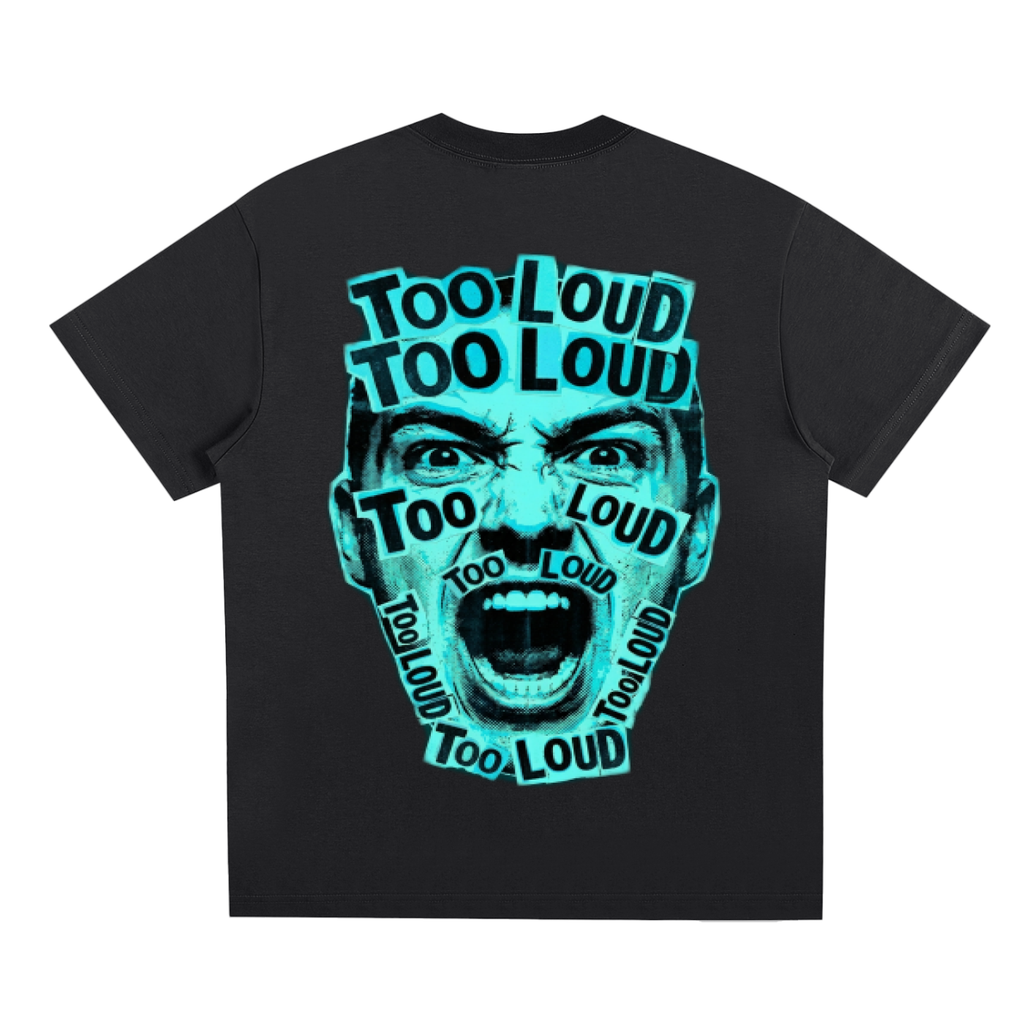 TOO LOUD OG blue print T-Shirt