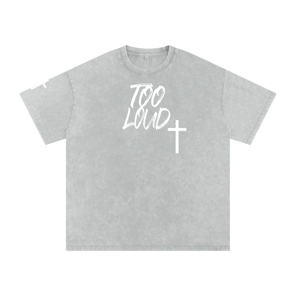 Rock and Fortress Oversized T-Shirt | Christian Streetwear UK | Too Loud
