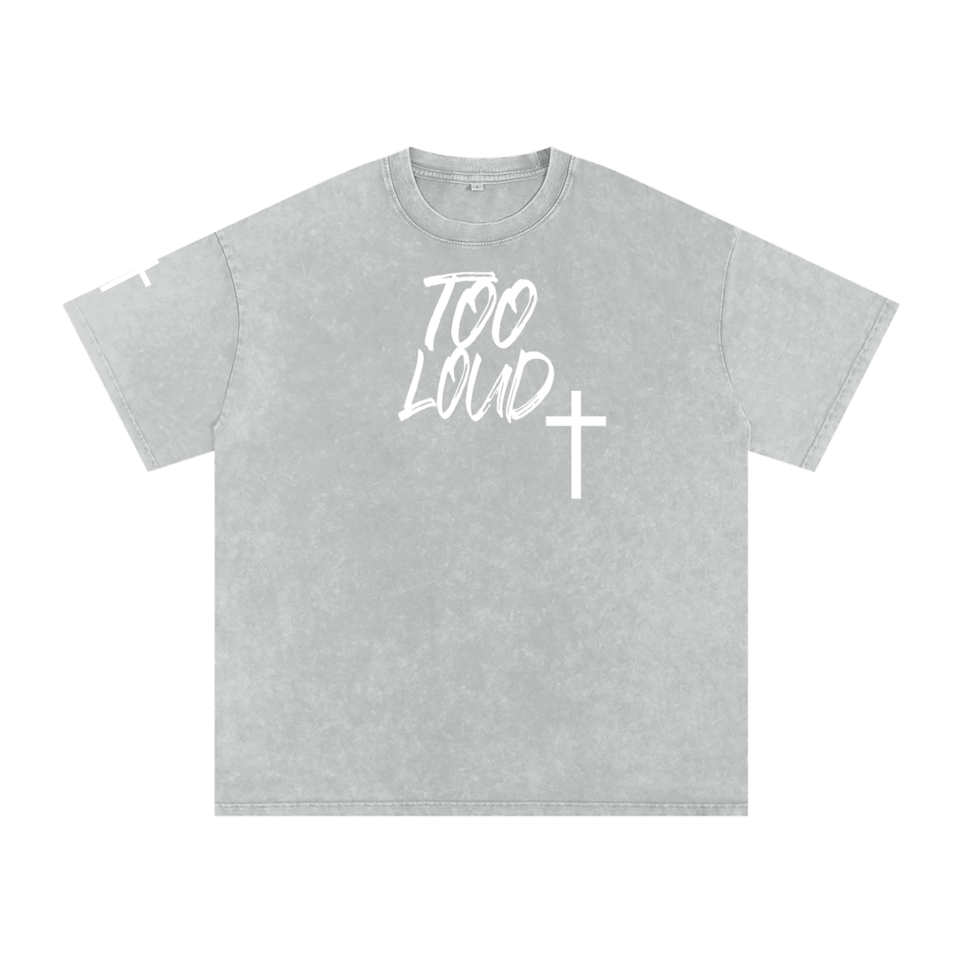 Rock and Fortress Oversized T-Shirt | Christian Streetwear UK | Too Loud