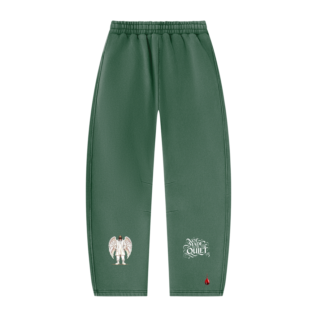 TOO LOUD "Guardian" Barrel Leg Fleece Sweatpants
