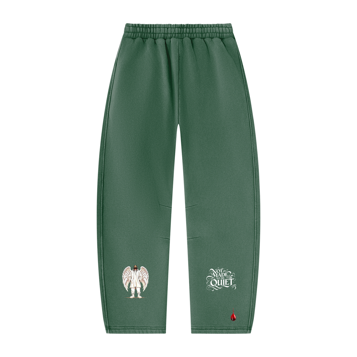 TOO LOUD "Guardian" Barrel Leg Fleece Sweatpants