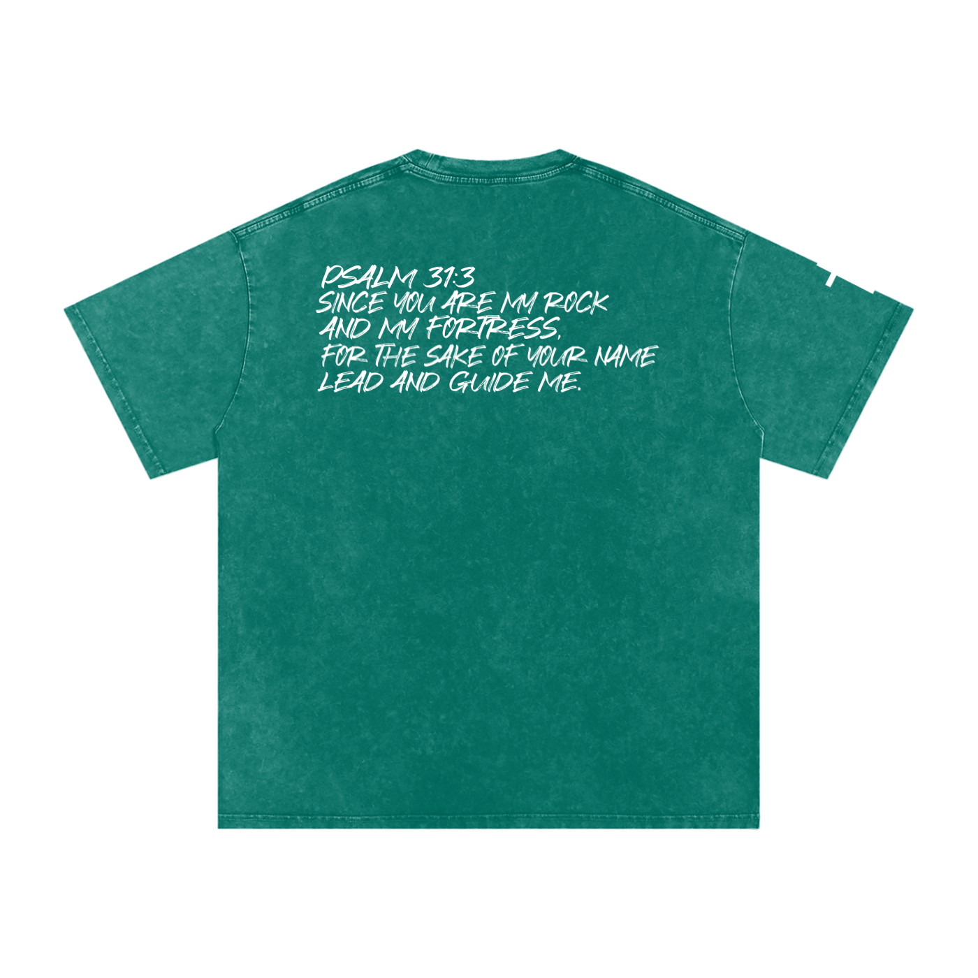 Rock and Fortress Oversized T-Shirt | Christian Streetwear UK | Too Loud