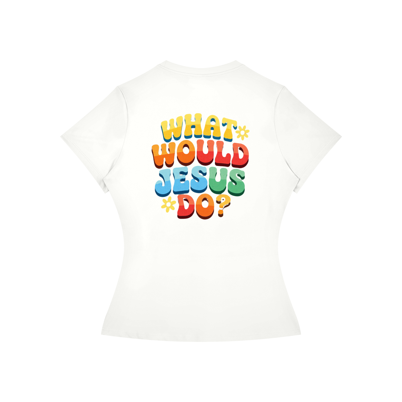WWJD,WOMENS,TSHIRT,JESUS