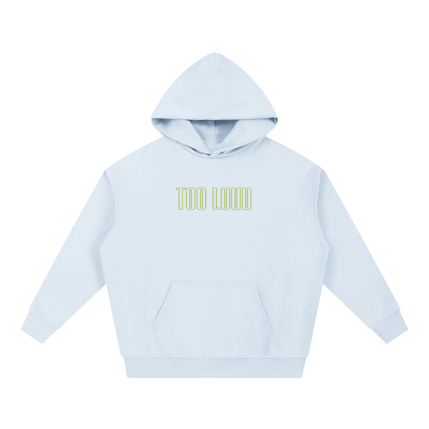 TOO LOUD OG green print Hoodie