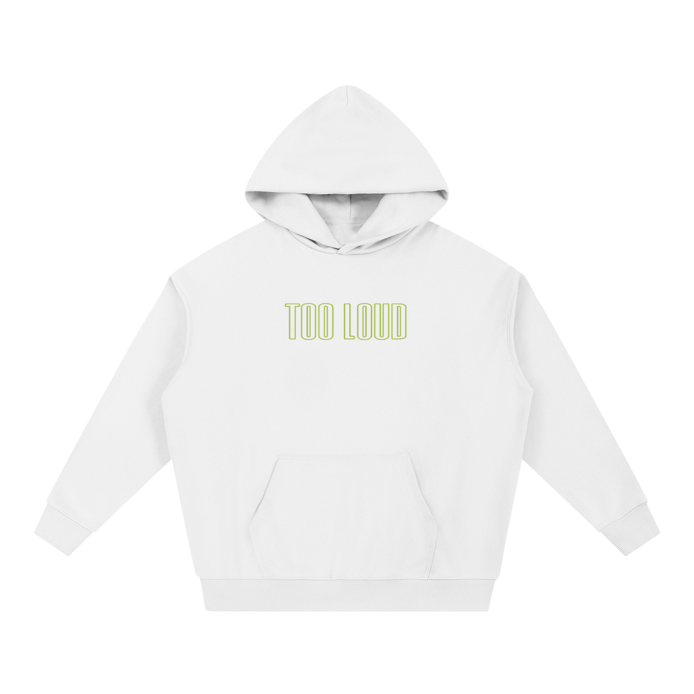 TOO LOUD OG green print Hoodie