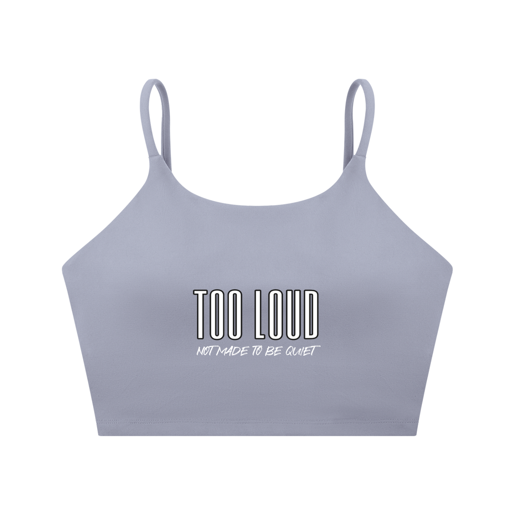 TOO LOUD Spaghetti Strap Sports Bra