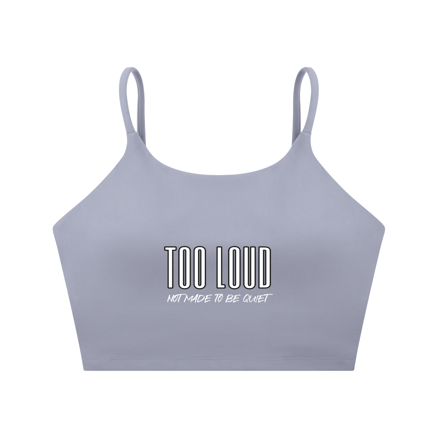Too Loud Spaghetti Strap Sports Bra | Women's Streetwear UK | Too Loud