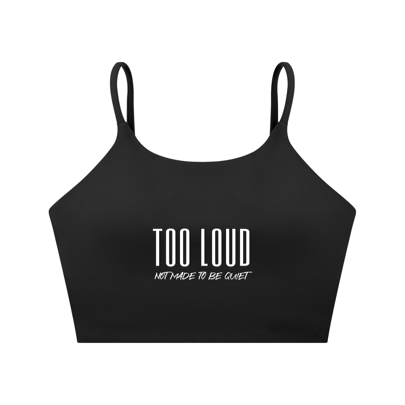 Too Loud Spaghetti Strap Sports Bra | Women's Streetwear UK | Too Loud