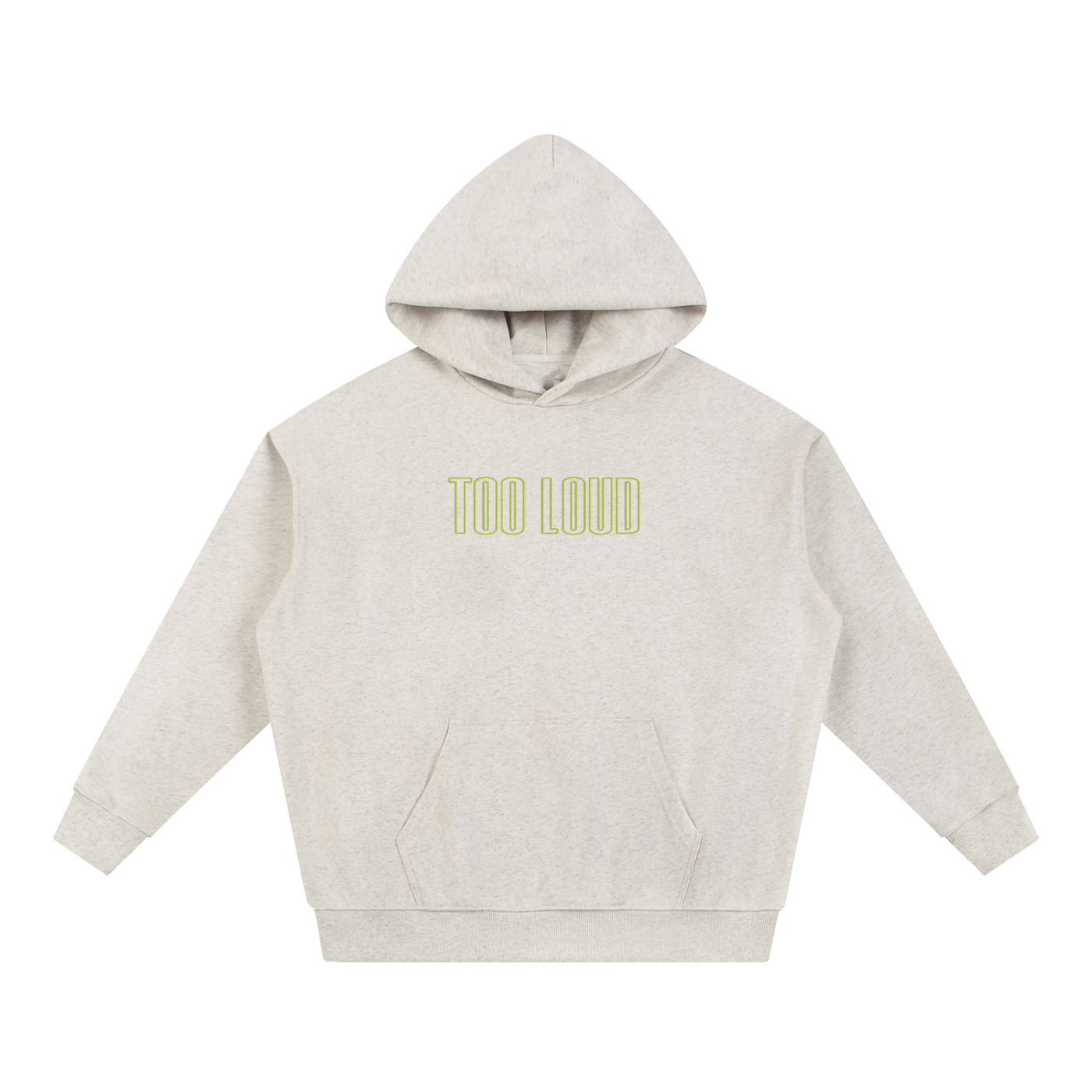 TOO LOUD OG green print Hoodie