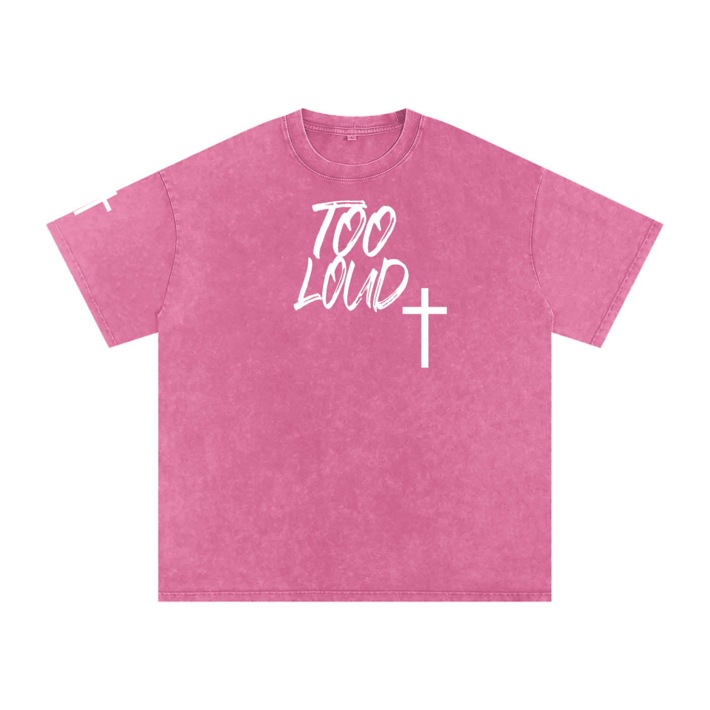 Rock and Fortress Oversized T-Shirt | Christian Streetwear UK | Too Loud