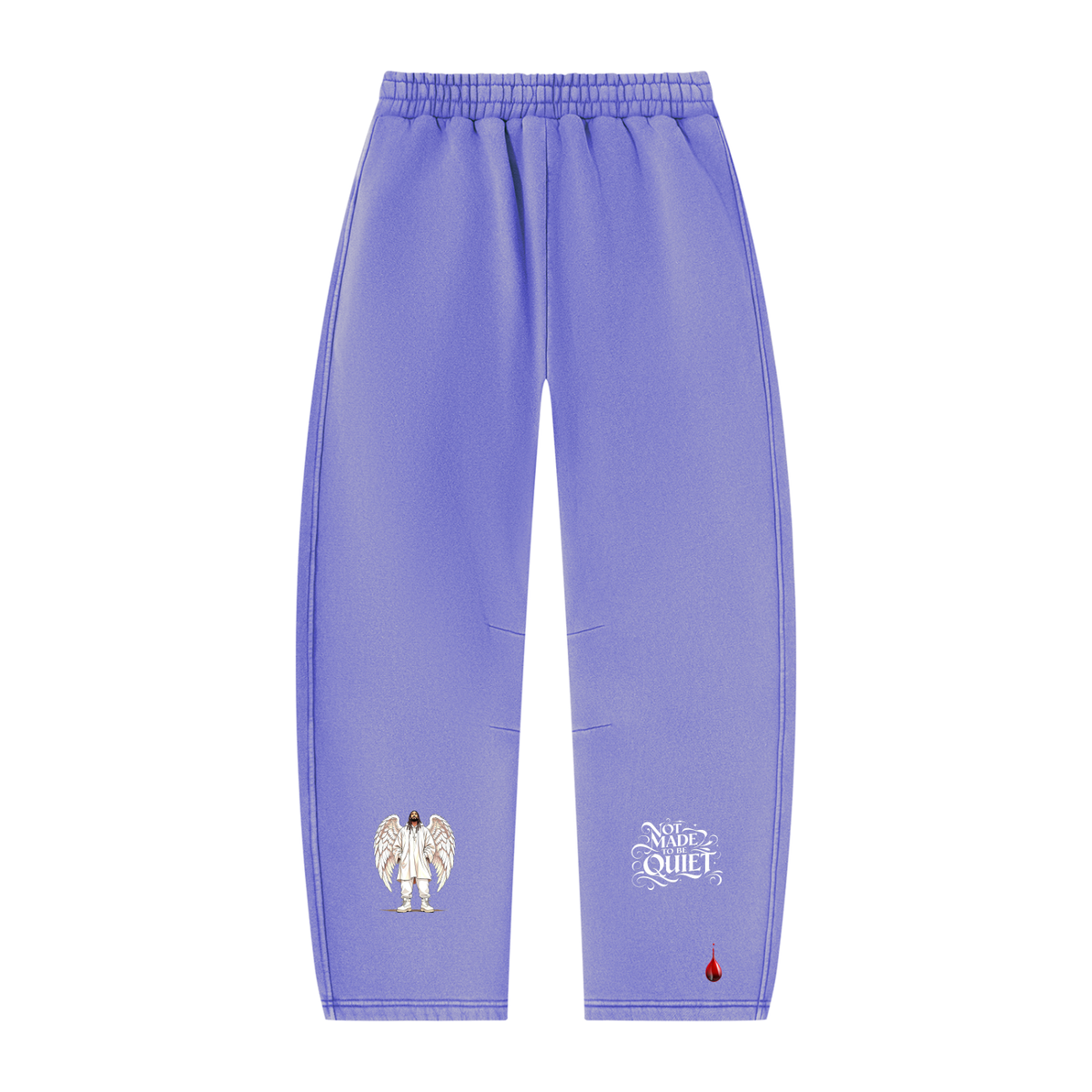 TOO LOUD "Guardian" Barrel Leg Fleece Sweatpants