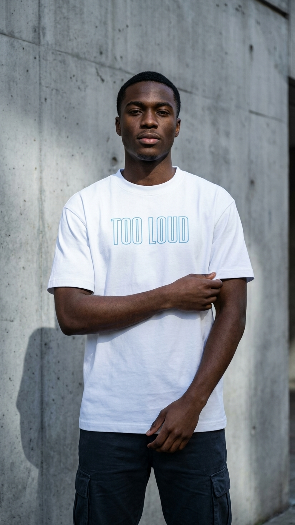 TOO LOUD OG blue print T-Shirt