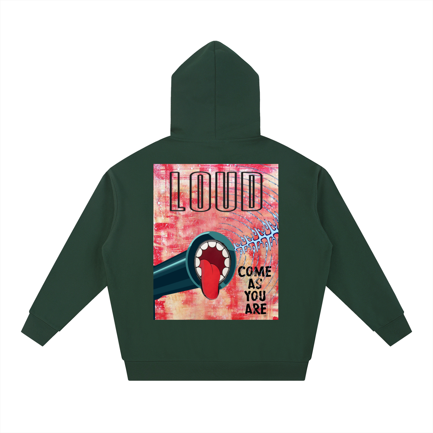 2L Artistic Flex Hoodie | Oversized Graphic Hoodie UK | Too Loud