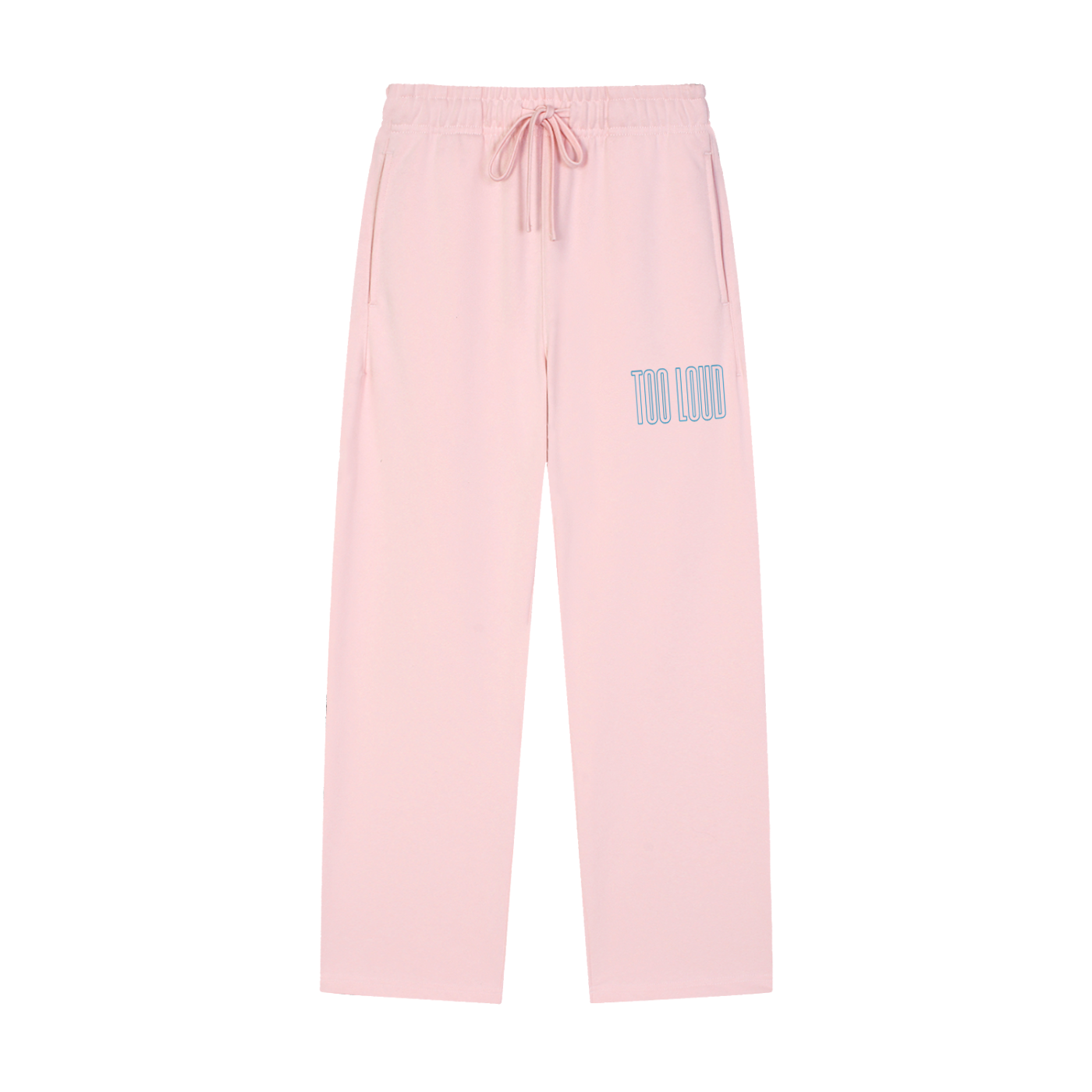 TOO LOUD OG blue print Straight-Leg Sweatpants