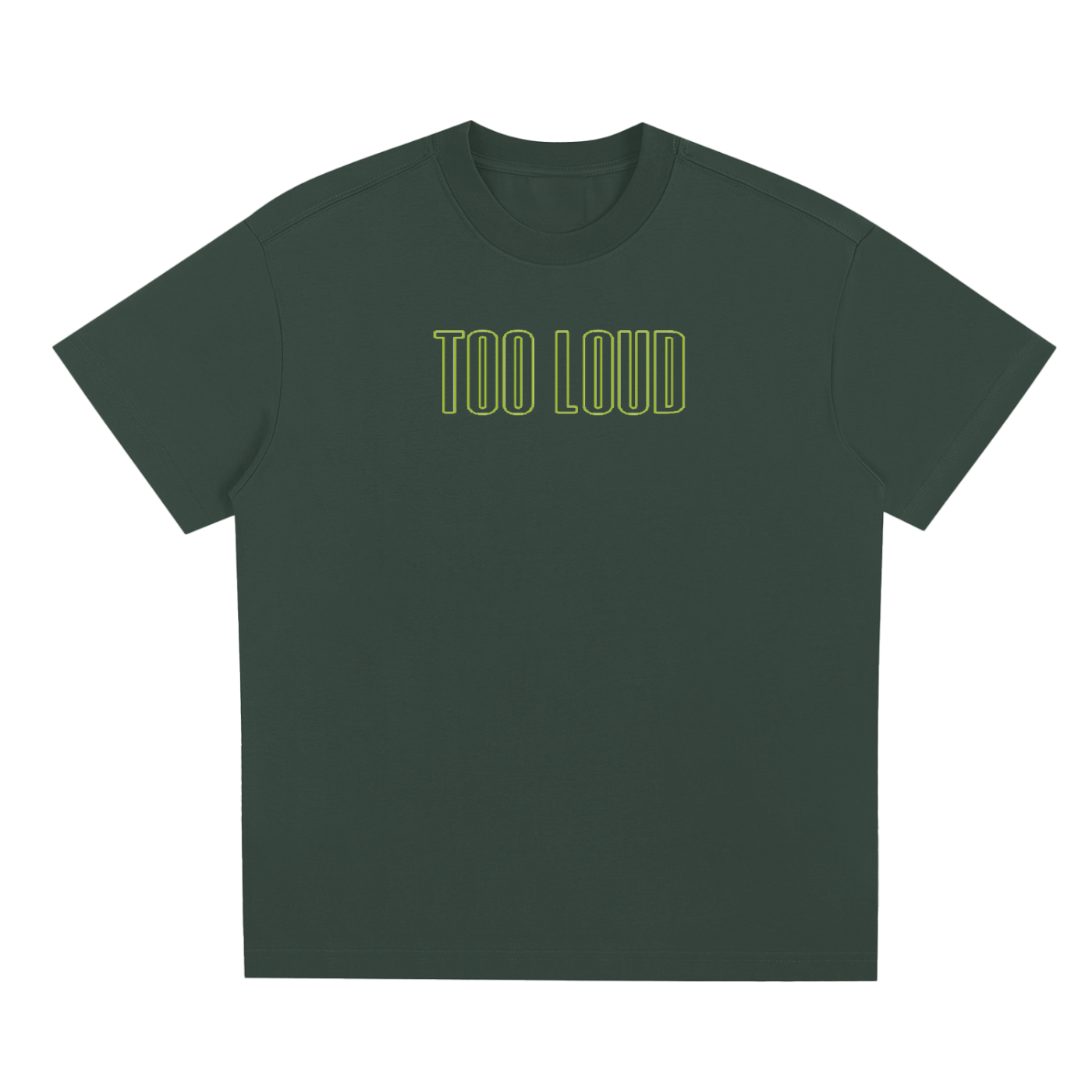 TOO LOUD OG green print T-Shirt