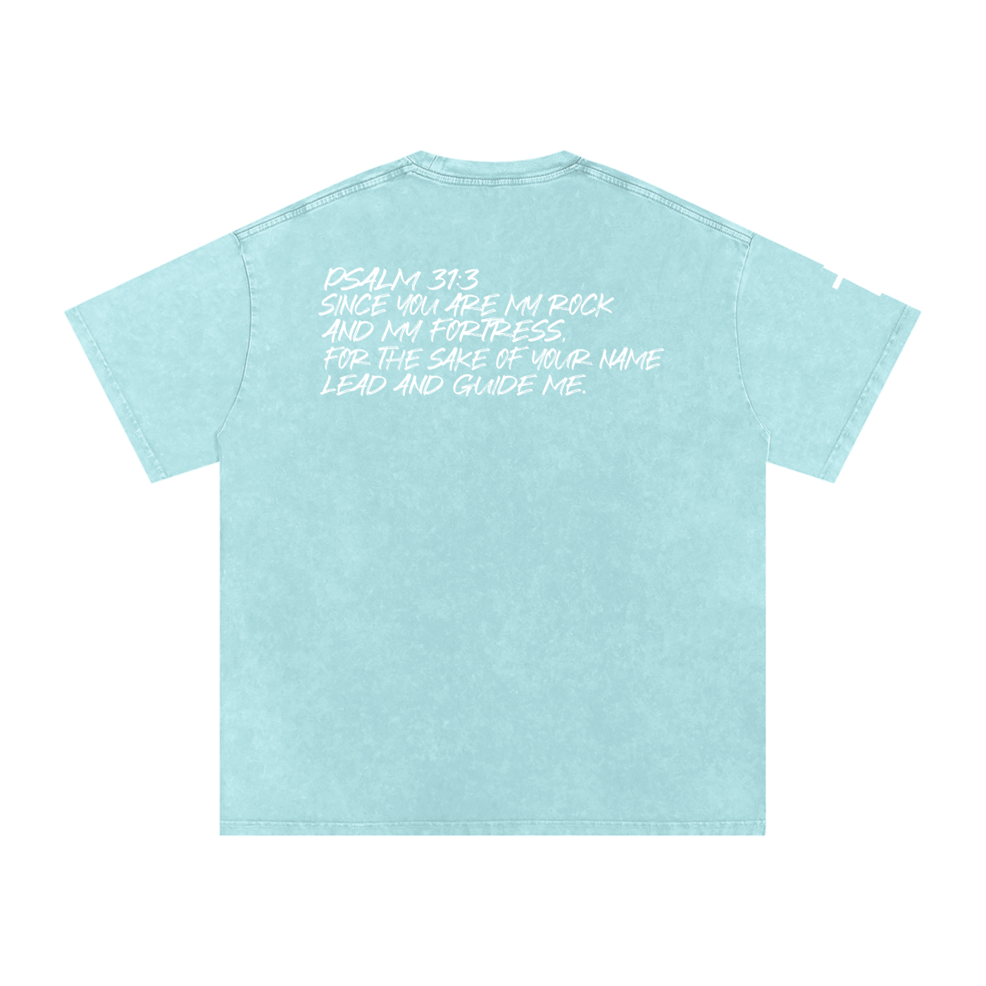 Rock and Fortress Oversized T-Shirt | Christian Streetwear UK | Too Loud