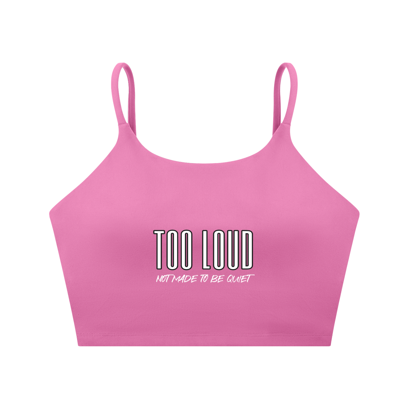 Too Loud Spaghetti Strap Sports Bra | Women's Streetwear UK | Too Loud